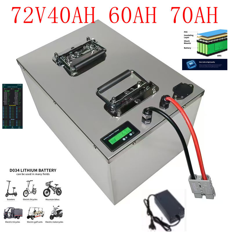 72V 30Ah Lifepo4 Battery Pack - Akumulator litowo-jonowy 72V z BMS 30AH-80AH,