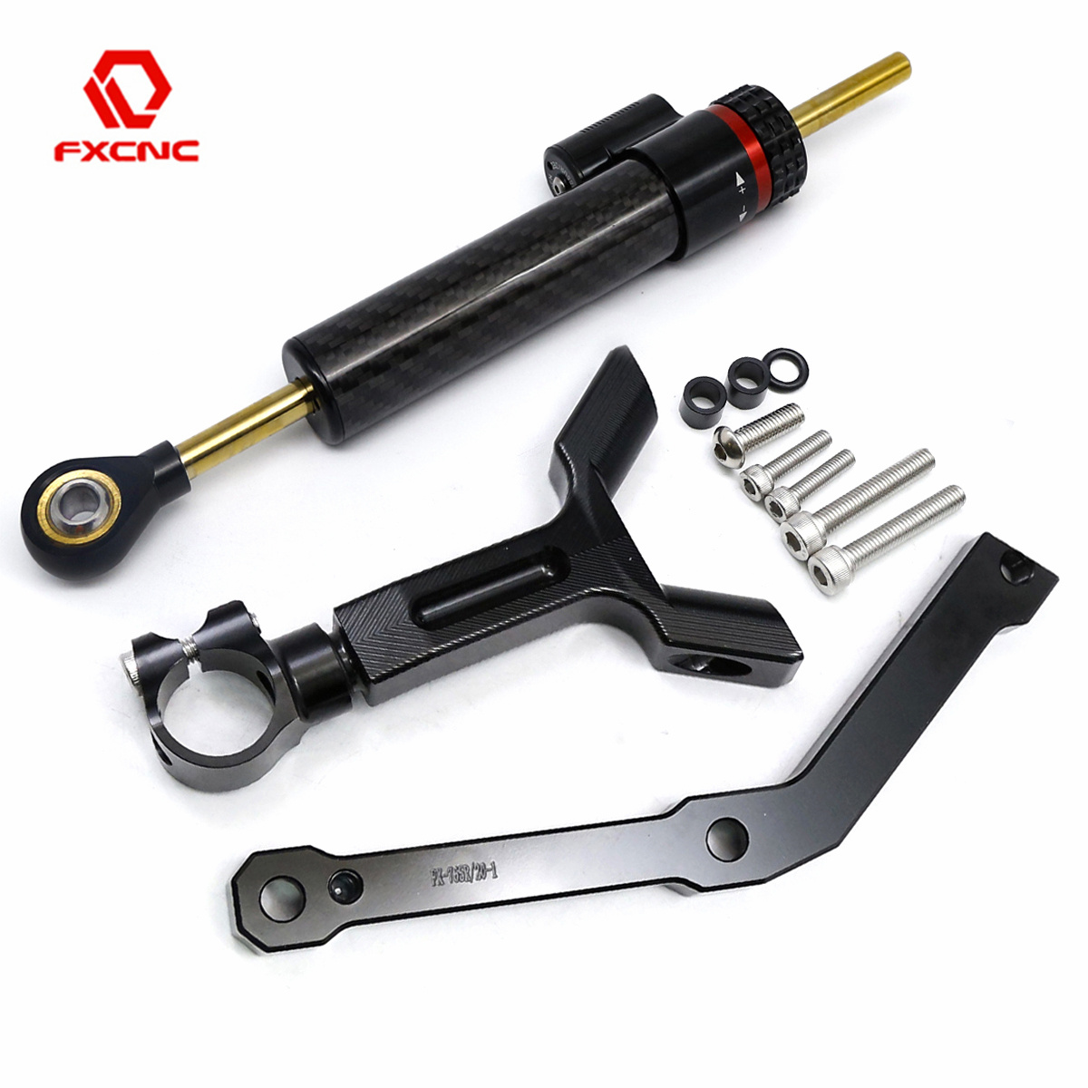 Steering Damper Stabilizer Kit Cnc - Zestaw mocujący stabilizator amortyzatora skrętu CNC