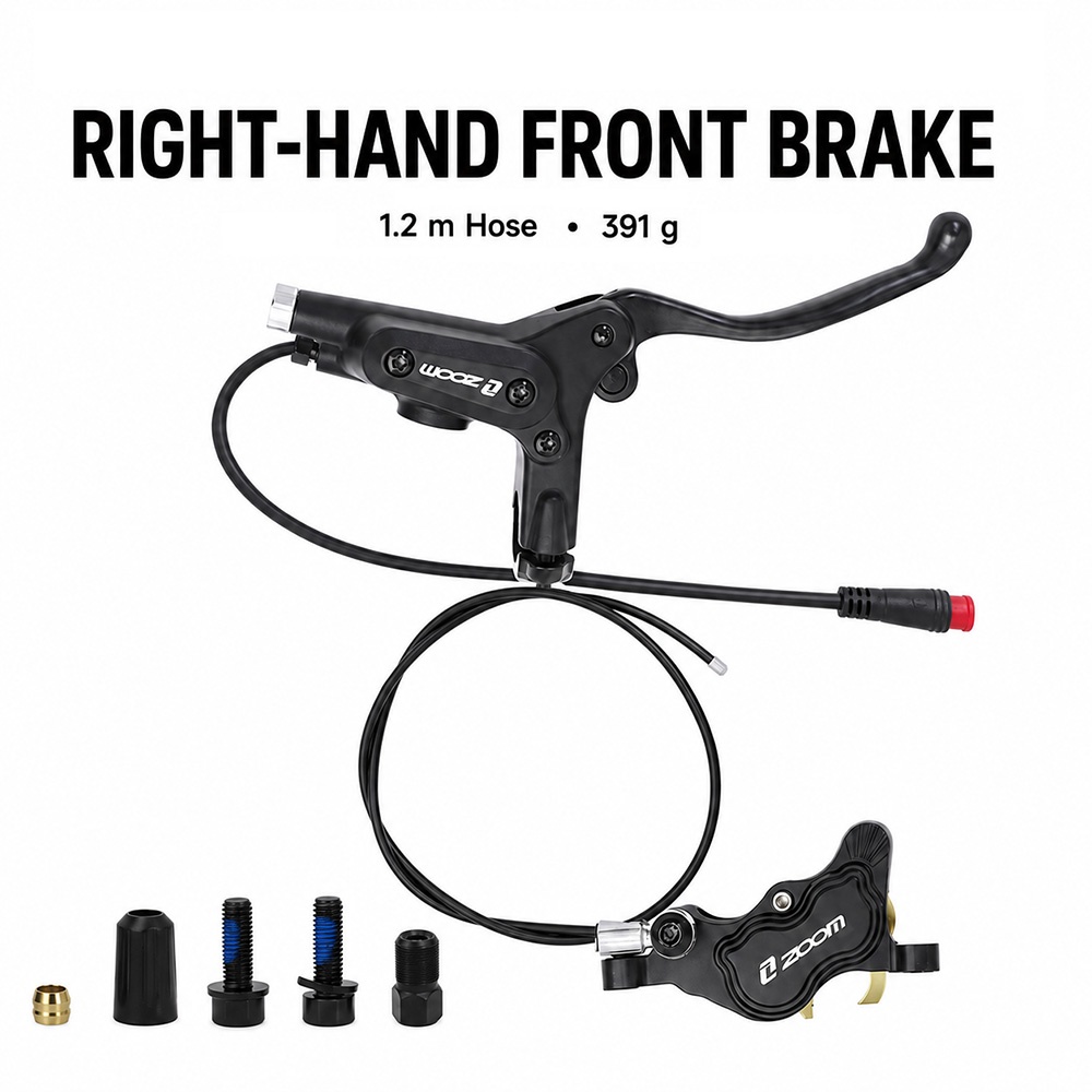 Zestaw 4-tłokowych hydrauliczn – Zoom Hydraulic Brake 4 Piston E-Scooter recenzja i cena